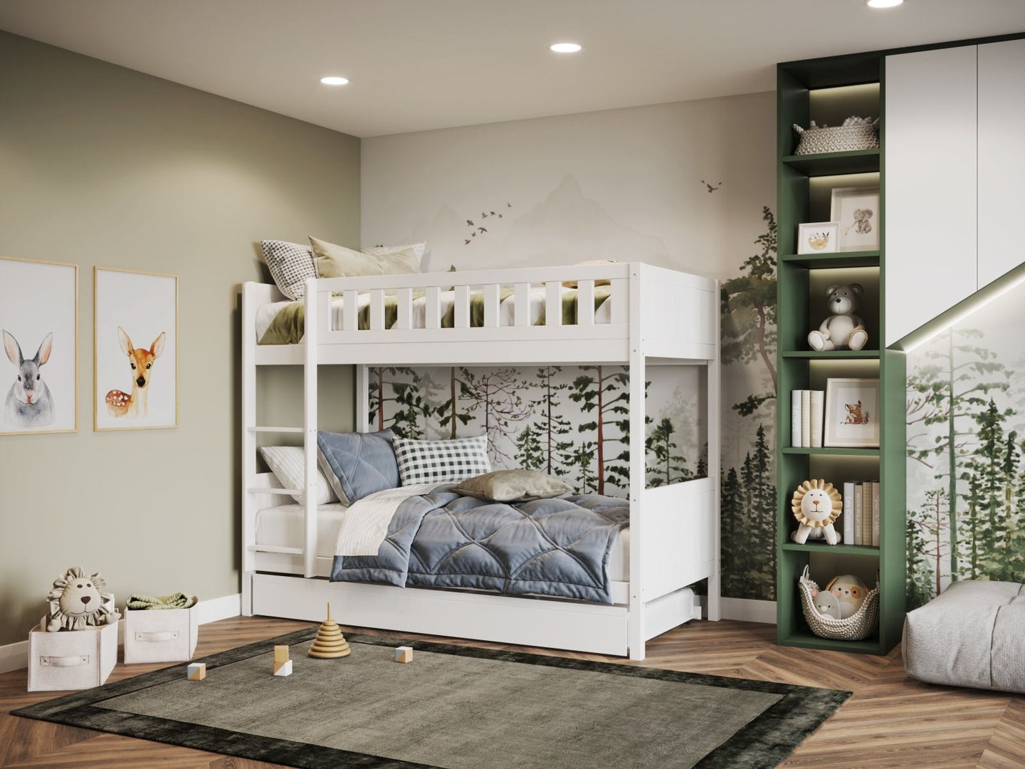 Callum Bunk Bed with Optional Trundle